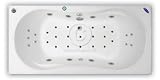 Pegasus Helena Whirlpool Bath, 1900x900, 35 Chrome Jets