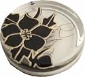 Black Rose Paperweight
