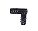 25-PACK - Drip Irrigation / Hydroponics Barbed Elbow Fitting, Universal (Fits All Sizes of 16mm, .520