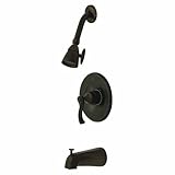 Kingston Brass KB8635FLT Royale Tub/Shower Faucet Pressure Balanced, Oil Rubbed Bronze by Kingston B