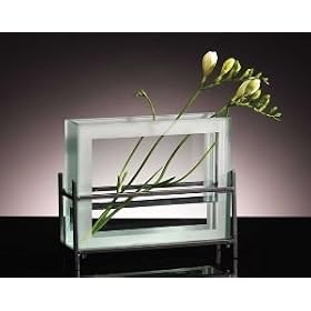 GLASS VASE ON RACK GLASS VASE ON A RACK by Jaf Gifts