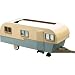 Dollhouse Miniature Vintage Travel Trailer by Corona
