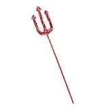 Sequin Pitchfork (Red)