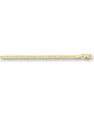 10K Yellow Gold 18" 1.75mm Polish Diamond Cut Mariner Link Chain With Lobster Clasp