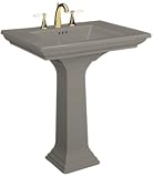 Kohler K-2268-8-K4 Memoirs pedestal lavatory with 8 centers, Cashmere
