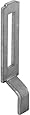 Prime-Line Products A 148 Sliding Screen Door Latch Strike, Adjustable, Steel, 2-Pack