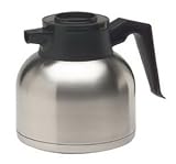 Brewmatic 64oz Thermal Coffee Carafe - Short (Brushed Stainless Steel) (7 H x 6.5 Diameter)