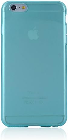 iphone 6 plus case, Simple Innovation *Jelly Protection Series* see through Premium Extra Thick and Rugged Slim-Fit TPU Case, Translucent Showoff Design, Anti-Slip, Shock Resistant, Scratch Resistant, Build-in dust proof plugs -complete protection for iPhone 6 plus (5.5) (Translucent Teal)