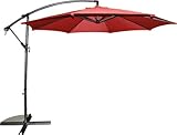 Ace Evert Offset Umbrella 8074, 10 ft, Polyester, Terra Cotta