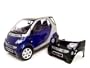 Maisto Die Cast 1:18 Scale Metallic Blue Smart Fortwo Coup