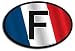 All Products : France - Wavy Oval Decals