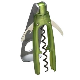 Screwpull 3 in 1 Corkscrew, Foilcutter and Bottle Opener, Kiwi by HomeAndWine.com
