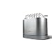 Kenwood TT 900, Designtoaster, edelstahl gebürstet, reddot design award 2004 als best of the best, soft lift Funktion, 900 W