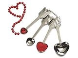 RSVP Heart Measuring Spoon, Set of 4