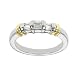 Two-Tone Tapered Baguettes Diamond Band (G-H/VS, 1/3 ct. tw.)