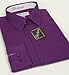 Elegant Men’s Button Down Purple Dress Shirt
