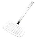 MIU 14-Inch Polished Stainless-Steel Wide Perforated Fish Turner