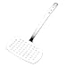 Modern Spatula: MIU 14-Inch Polished Stainless-Steel Wide Perforated Fish Turner