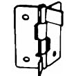 Johnson Prod. 1805PPK2 Dull Brass Hinge