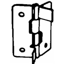 Johnson Prod. 1805PPK2 Dull Brass Hinge