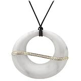 Torrini Pietrasanta - Marble & Diamonds 18K Gold Pendant