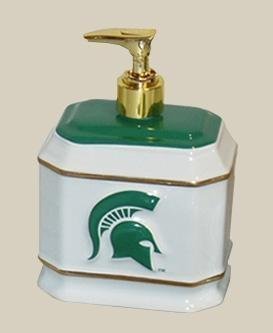 Michigan State Spartans Bathroom Liquid Soap Dispenser NCAA College Athletics