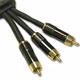 Impact Acoustics SonicWave RCA Audio/Video Interconnect - Video / audio cable - RCA (M) - RCA (M) - 100 ft - charcoal