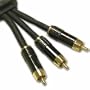 Cables To Go 29710 SonicWave RCA Type Audio/Video Cable (100 Feet, Charcoal)