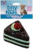 Vo-Toys Vinyl Chocolate Cake with Cherry Dog Toy