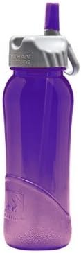 Nathan 700-ml Pure Bottle with Flip Straw, BPA Free (Violet)