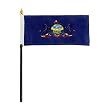 Pennsylvania Flag 4 x 6 inch