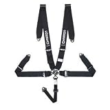 Corbeau 3 Inch Harness Belt 5 Point Camlock Black Bolt-In Fits Jeep Seats By Corbeau... by Corbeau