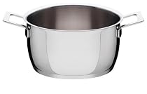 A di Alessi Pots&Pans Casserole, Stainless Steel, 20 cm (AJM101/20)