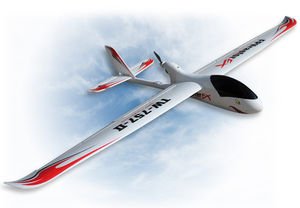 2.4Ghz Radio Remote Control Electric FPV Raptor EX Skyrider 2 meter Wingspan RC Airplane Glider RTF w/Brushless Set up + EPO Durability + With Flaps