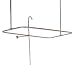 Elizabethan Classics ECSECMCP Side Mount Shower Riser with Enclosure, 45-Inch by 25-Inch, Chrome