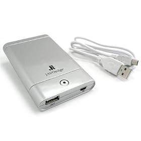 Holiday Sale! Javoedge High Capacity Portable Battery Pack - 3400mAh External Lithium-ion Rechargeable Battery Pack (Silver) [FREE SHIPPING]