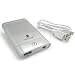 Portable Battery Pack - 3400mAh External Lithium-ion Rechargeable Battery Pack (Silver) [FREE SHIPPING]