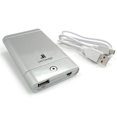 Portable Battery Pack - 3400mAh External Lithium-ion Rechargeable Battery Pack (Silver) [FREE SHIPPING]