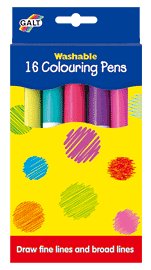 Childrens Toyshop  Toys : Galt 16 Colouring Pens