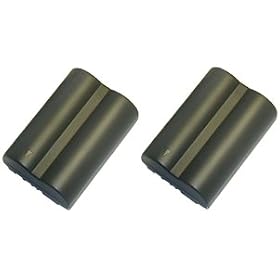 TWO PACK 1800 mAh BP-511 BP-511A BP511 BP511A Lithium Ion Battery Pack Canon Digital Cameras and Camcorders