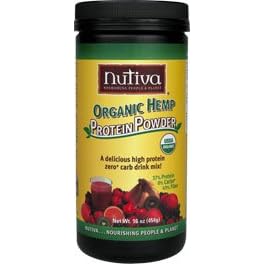 Nutiva Organic Hemp Protein Powder, 16-Ounce Jars (Pack of 2)