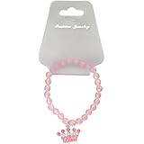 Princess Tiara Beaded Stretch Bracelets (Pack of 12)