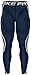 JustOneStyle New 018 Skin Tights Compression Leggings Base Layer Navy Running Pants Mens
