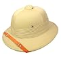 Indian-Style Pith Helmet Khaki One-Size-Fits-Most