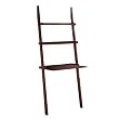 Mintra Walnut Finish 3-Tier Laptop Book Shelf