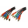 Cables Unlimited AUD-1380-06 6 Feet RCA Component Video/Audio Cable