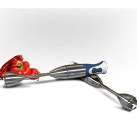 Buy Miallegro 9080 Mitutto 450-Watt Immersion Hand Blender, Stainless Steel with Whisk and Chopper...