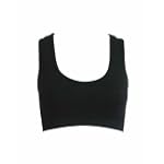 Black Seamless Racer back Sports Bra