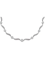 2.50ct-Diamond Flower Necklace