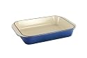 Le Creuset Cast Iron Rectangular Dish, Graded Blue, 30 cm